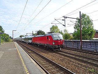 DSB EB 3219 at Rødovre Station.