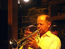 Dave Stahl performing with his big band in Lebanon, PA in 2011