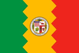 Bandeira municipal da cidade de Los Angeles