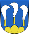 Wappen von Flurlingen, Schweiz (3 Messer auf Dreiberg)