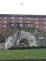 Il castello sovrastante il Leone di Bartholdi