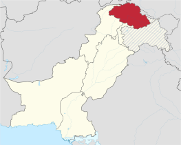 Map of Gilgit-Baltistan