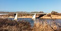 Brug in de Torenvalkweg over Lage Dwarsvaart nabij Lelystad.