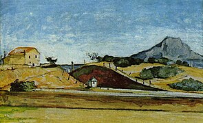 Paul Cézanne — Trenbide baten obretako paisaia