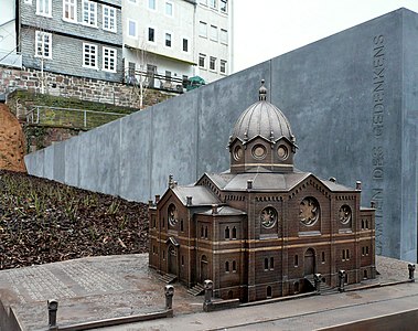 Modell der ehemaligen Synagoge