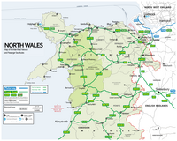 Map of Trunk Roads and Sea Routes in North Wales (currently PNG due to formatting errors with SVG)