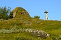 Samisk gamme-kyrkje i Saloluokta i Padjelanta nasjonalpark