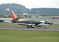 Boeing 737-500 N507SW in old livery.