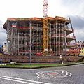 Baufortschritt an der UB Freiburg