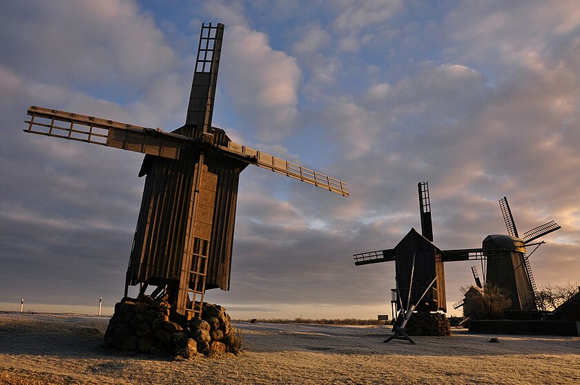 Die Windmühlen von Angla.