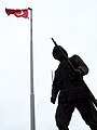 Statue of Ottoman Turkish soldier