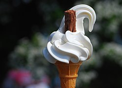 A 99 Flake ice cream cone