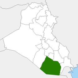 Map of Al-Salman District in Iraq