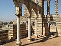 Arches and stone walls of the Umayyad palace of Anjar