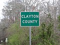 Clayton/Spalding County border, Wildwood Rd