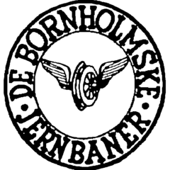 DBJ (former Railways on Bornholm) logo, BJ – Bornholm Railway, from BJ to DBJ (former Railways on Bornholm)