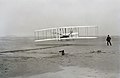 Image 10The Wright Flyer: the first sustained flight with a powered, controlled aircraft (from History of aviation)