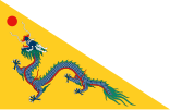 Flagge der Qing-Dynastie 1862–1889