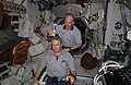 Williams og Thomas Reiter under ISS Ekspedisjon 13