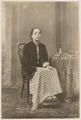 Ratu Angger, sister of Hamengkoe Buwono VII sultan of Yogyakarta, in court dress, around 1885.