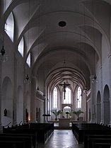 Interior of the minster of Kloster Niedernburg