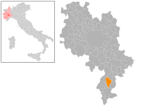 Localisation de Bubbio