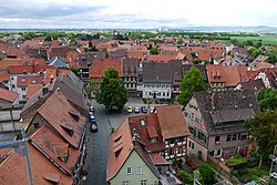 Pohled na historické centrum města