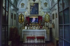 Capilla de la casa-museo romántica Can Papiol en Villanueva y Geltrú.