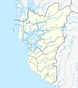 Øvrebygd is located in Rogaland