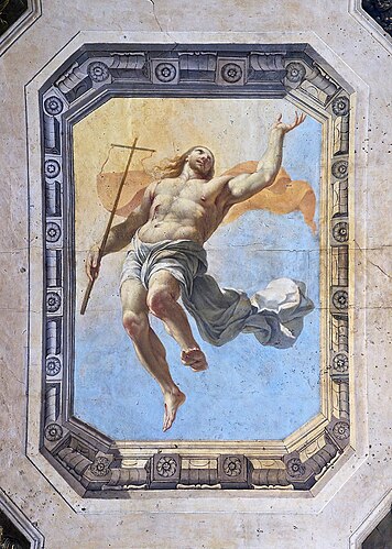 Фреска Мишеля Корнеля «Воскресение» в парижской церкви Святого Николая (1640-е годы)