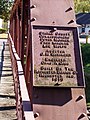 Dedication Plaque. Bridge No. 39, Starke County, Knox, Indiana