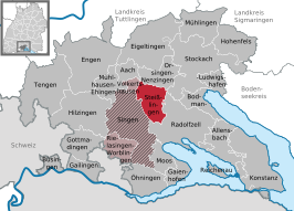 Kaart van Steißlingen