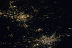 Beijing-Tianjin from space