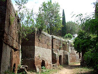 Tombs at Banditaccia necropolis