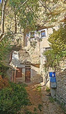 Vivienda troglodítica en Amboise, Francia