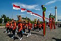 Sisingaan lion dance parade during Independence day parade in 2008 Merdeka Square, Jakarta.