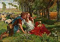 William Holman Hunt, The Hireling Shepherd, 1851