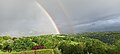 Double arc-en-ciel dans les Pyrénées.