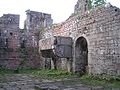 Fireplace in the great hall. In Wolframs Parzival the author indirectly compares the gigantic fireplace in the Grail Castle with that of Wildenberg: “so groziu fiwer sit noch e sach niemen hie ze Wildenberc” (line 230,12-13)