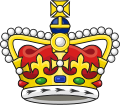 Saint Edward's Crown (Victorian depiction), drawn in the style that matches the crowns on your other cyphers