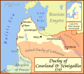 Image 5Duchy of Courland and Semigallia in 1740 (from History of Latvia)