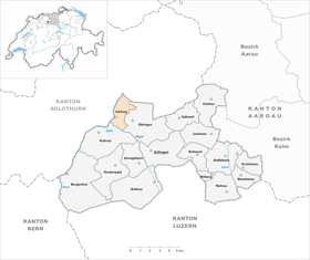 Karte von Aarburg
