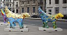 Repliken der Superlambanana in Liverpool