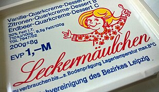 Leckermäulchen - DDR - Milchvereinigung des Beziks Leipzig