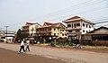 Đường phố chính thị trấn Lak Sao, muang Khamkeuth, tỉnh Borikhamxay, Lào.
