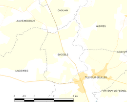 Bucéels – Mappa