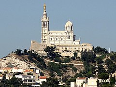 Basílica de Notre-Dame de la Garde de Marsella (1853-1864)