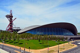 London Aquatics Centre in Stratford door Zaha Hadid, 2011