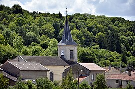 The church in Pierre-la-Treiche