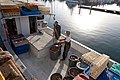 Local fishermen unloading the day's catch in Santa Barbara Harbor.